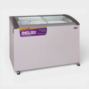 Freezer Exhibidor Horizontal Inelro FIH‑350 PI Plus 279 L Vidrio Curvo