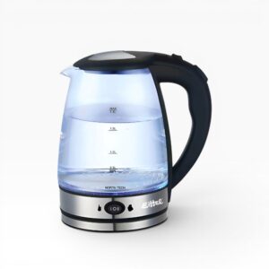 Pava Eléctrica Eiffel de Vidrio Templado 2L con corte automático